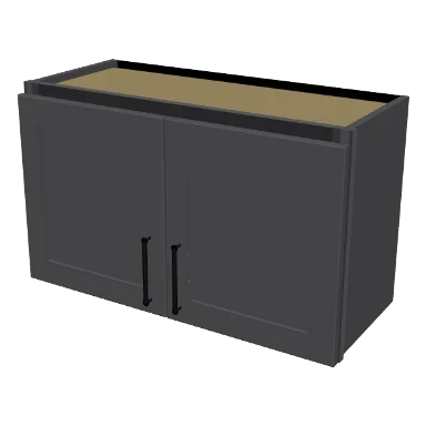 W3018 cabinet in Shaker Dark Gray