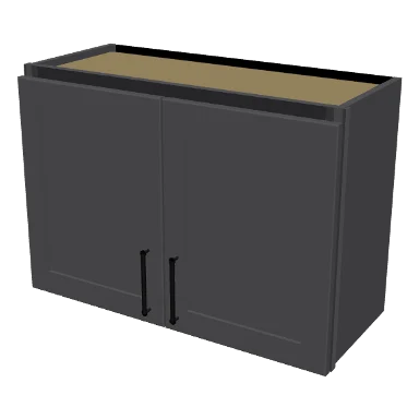 W3021 cabinet in Shaker Dark Gray