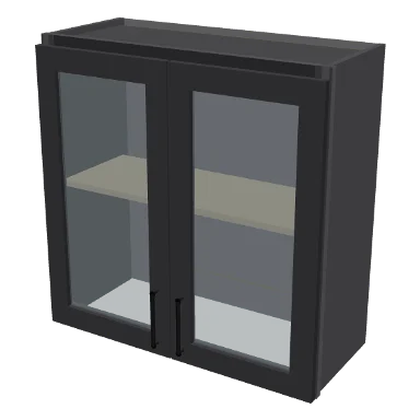 W3030GD cabinet in Shaker Dark Gray