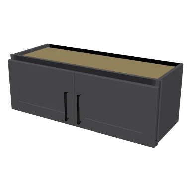 W3312 cabinet in Shaker Dark Gray