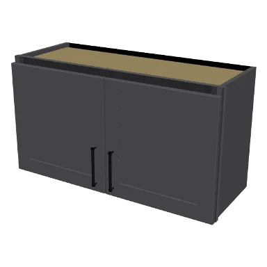 W3318 cabinet in Shaker Dark Gray