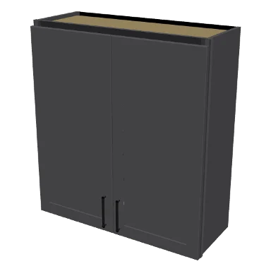 W3336 cabinet in Shaker Dark Gray
