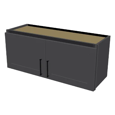 W3615 cabinet in Shaker Dark Gray