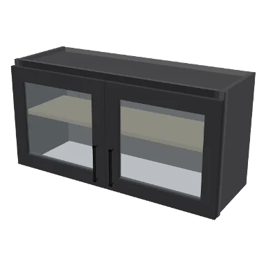 W3618GD cabinet in Shaker Dark Gray