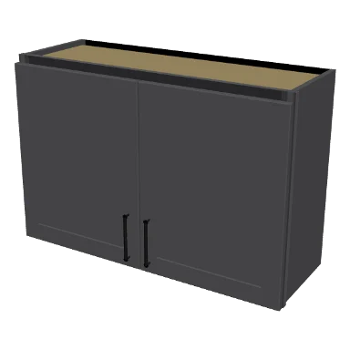 W3624 cabinet in Shaker Dark Gray