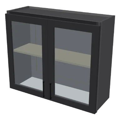 W3630GD cabinet in Shaker Dark Gray