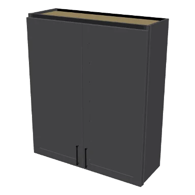 W3642 cabinet in Shaker Dark Gray