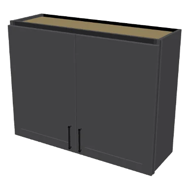W3930 cabinet in Shaker Dark Gray