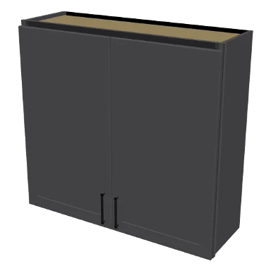 W3936 cabinet in Shaker Dark Gray