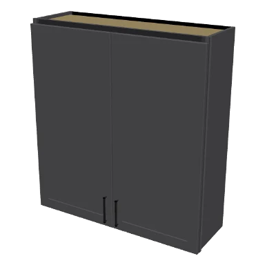 W3942 cabinet in Shaker Dark Gray
