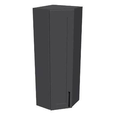 WAE1236 cabinet in Shaker Dark Gray