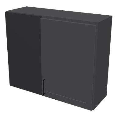 WBC3630 cabinet in Shaker Dark Gray