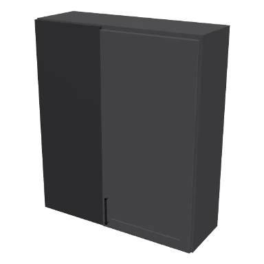WBC3642 cabinet in Shaker Dark Gray