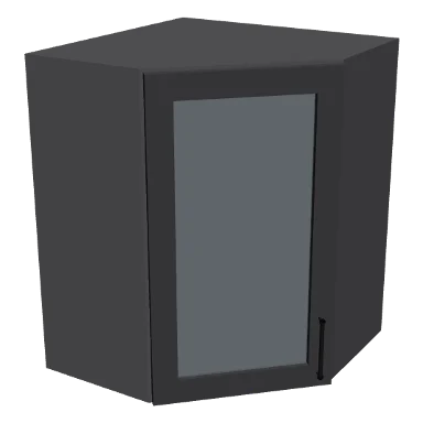 WDC2430GD cabinet in Shaker Dark Gray