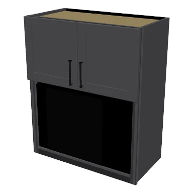 WMO3036 cabinet in Shaker Dark Gray