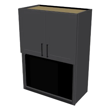 WMO3042 cabinet in Shaker Dark Gray