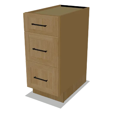 3DB15 cabinet in Shaker Caramel