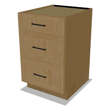 3DB21 cabinet in Shaker Caramel