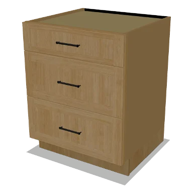 3DB27 cabinet in Shaker Caramel