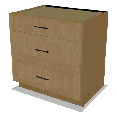3DB33 cabinet in Shaker Caramel