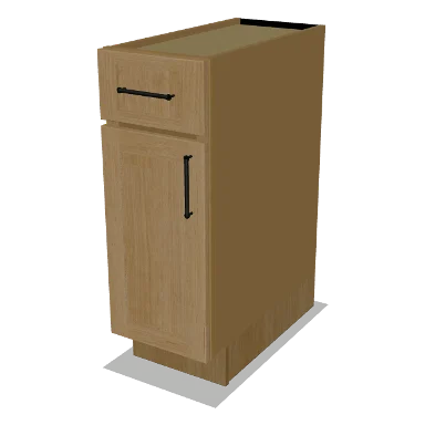 B12 cabinet in Shaker Caramel