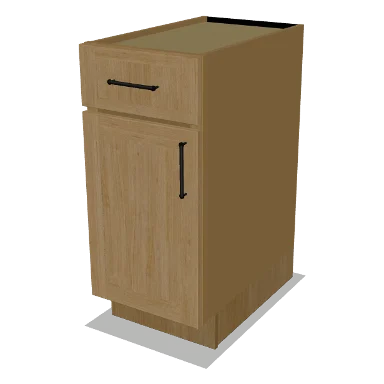 B15 cabinet in Shaker Caramel