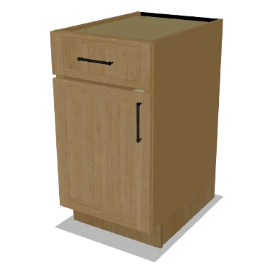 B18 cabinet in Shaker Caramel