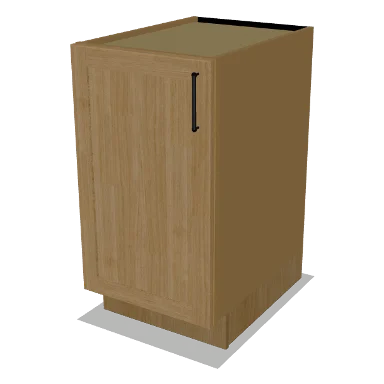 B18FH cabinet in Shaker Caramel