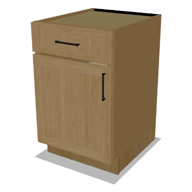 B21 cabinet in Shaker Caramel