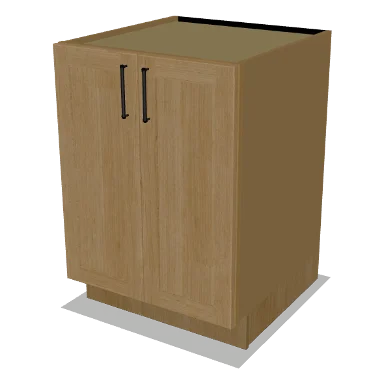 B24FH cabinet in Shaker Caramel