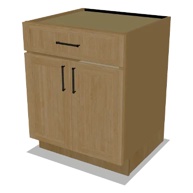 B27 cabinet in Shaker Caramel