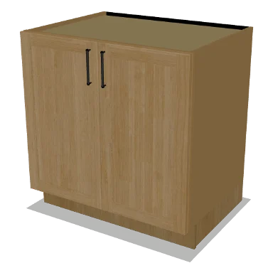 B33FH cabinet in Shaker Caramel