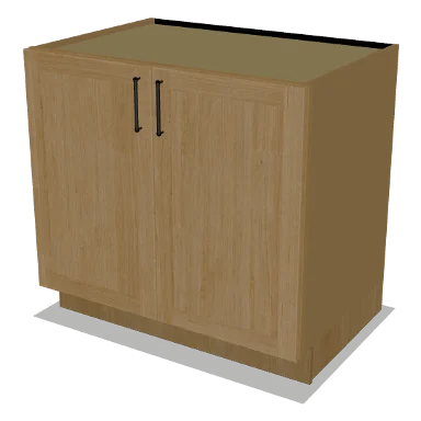 B36FH cabinet in Shaker Caramel