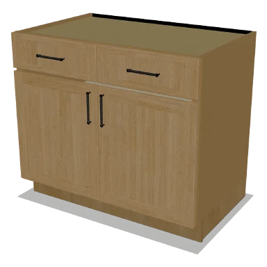 B39 cabinet in Shaker Caramel