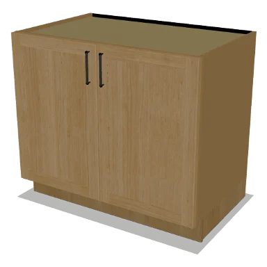 B39FH cabinet in Shaker Caramel