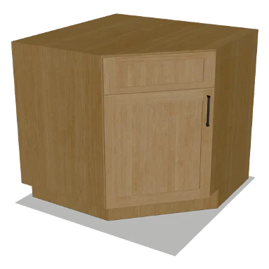 DSB36 cabinet in Shaker Caramel