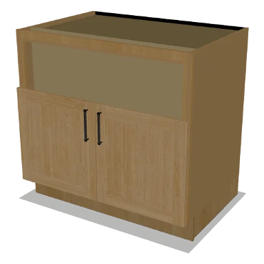 FSB36 cabinet in Shaker Caramel