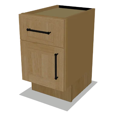 MINI cabinet in Shaker Caramel