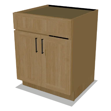 SB27 cabinet in Shaker Caramel