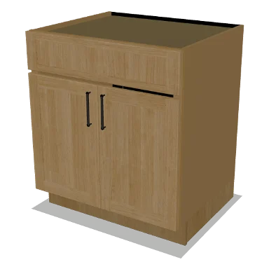 SB30 cabinet in Shaker Caramel
