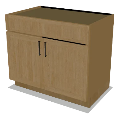 SB39 cabinet in Shaker Caramel