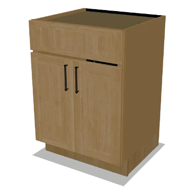 VSB24 cabinet in Shaker Caramel