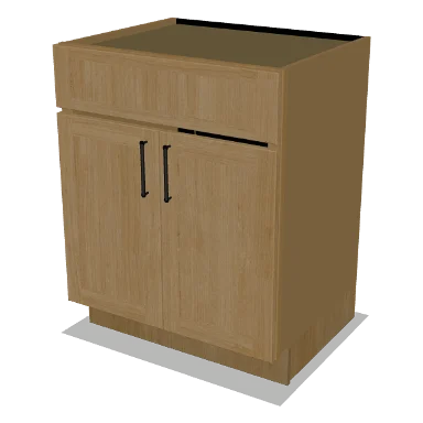 VSB27 cabinet in Shaker Caramel