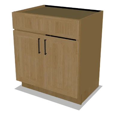 VSB30 cabinet in Shaker Caramel