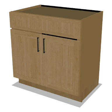 VSB33 cabinet in Shaker Caramel