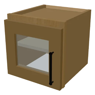 W1212GD cabinet in Shaker Caramel