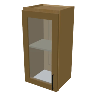 W1530GD cabinet in Shaker Caramel