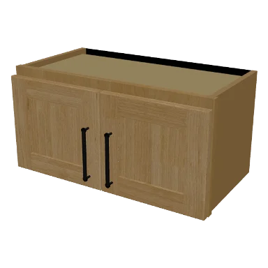 W2412 cabinet in Shaker Caramel