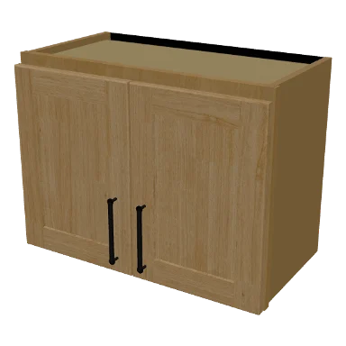 W2418 cabinet in Shaker Caramel
