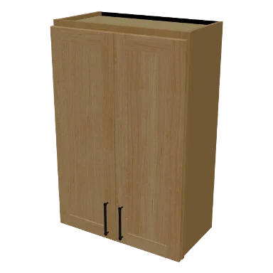 W2436 cabinet in Shaker Caramel
